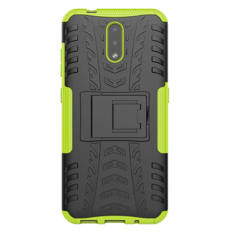 For Nokia 2.3 Tire Texture Shockproof TPU+PC Protective Case with Holder