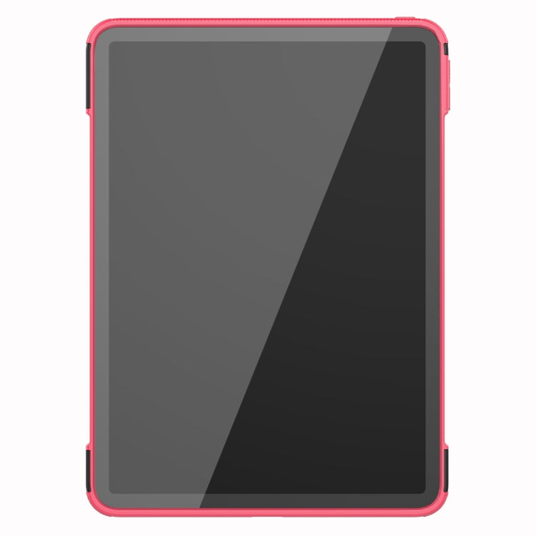 For iPad Pro 11 (2020) Tire Texture Shockproof TPU+PC Protective Tablet Case with Holder