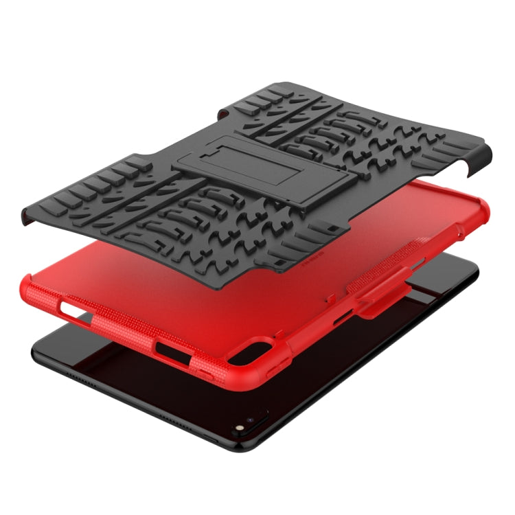 For Huawei Matepad Pro 10.8 Tire Texture Shockproof TPU+PC Protective Case with Holder