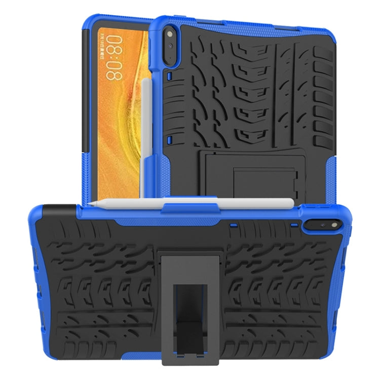 For Huawei Matepad Pro 10.8 Tire Texture Shockproof TPU+PC Protective Case with Holder