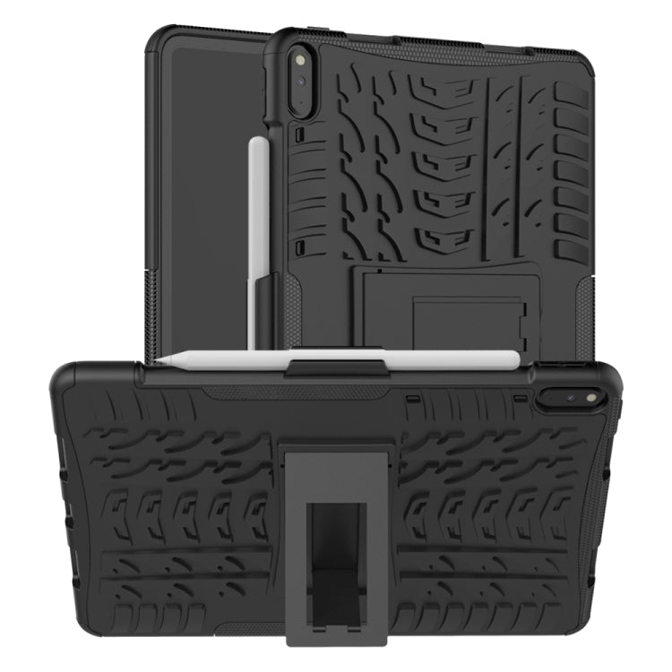 For Huawei Matepad Pro 10.8 Tire Texture Shockproof TPU+PC Protective Case with Holder