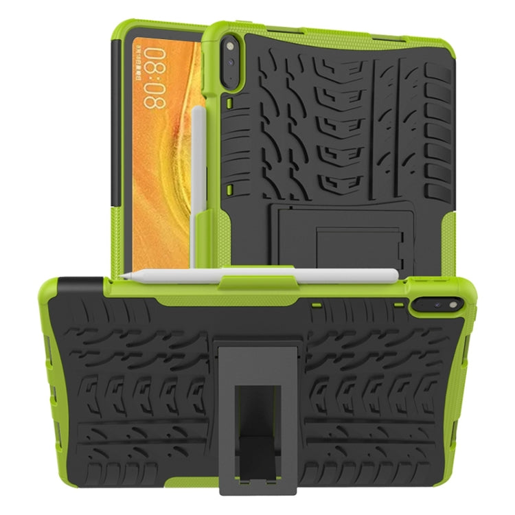 For Huawei Matepad Pro 10.8 Tire Texture Shockproof TPU+PC Protective Case with Holder