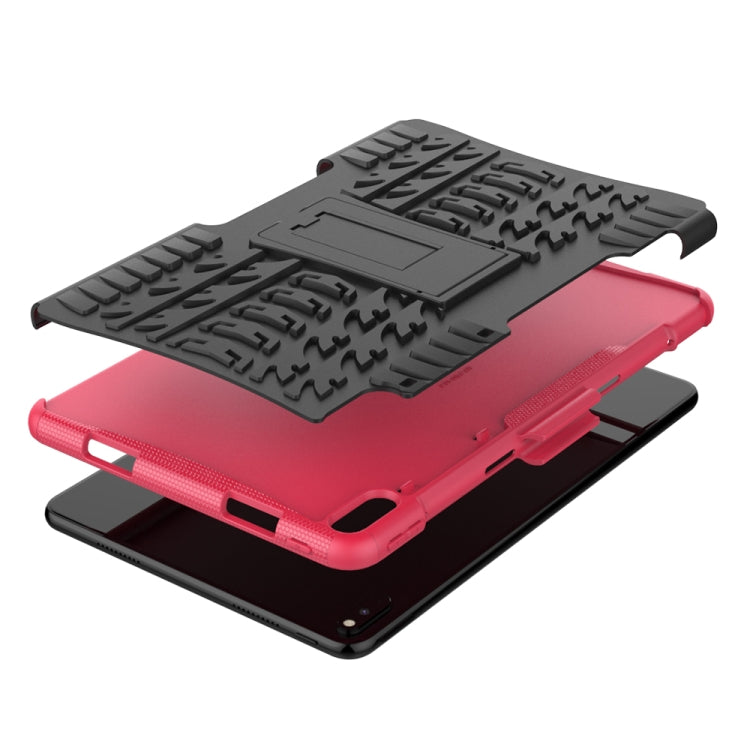 For Huawei Matepad Pro 10.8 Tire Texture Shockproof TPU+PC Protective Case with Holder