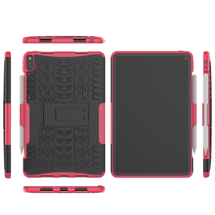 For Huawei Matepad Pro 10.8 Tire Texture Shockproof TPU+PC Protective Case with Holder
