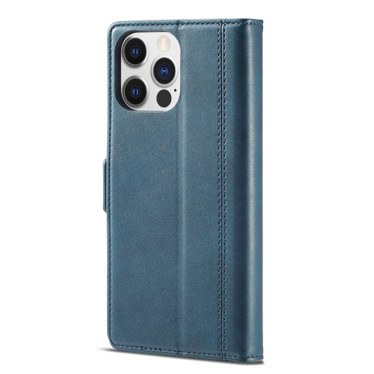 For iPhone 14 Pro LC.IMEEKE Magnetic Buckle Leather Phone Case