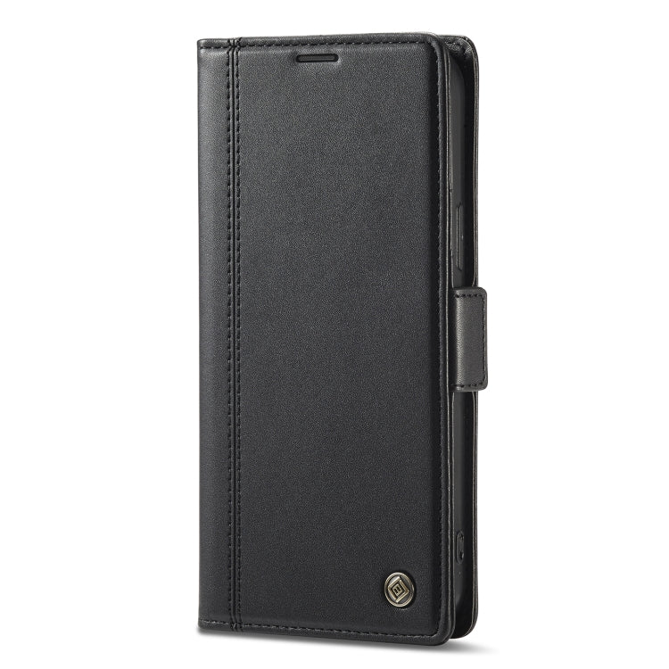 For iPhone 14 LC.IMEEKE Magnetic Buckle Leather Phone Case