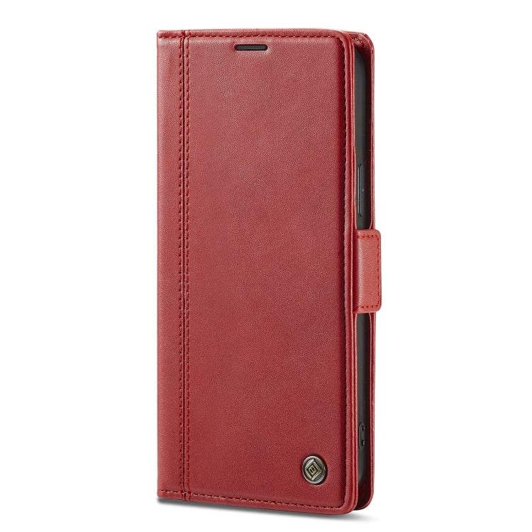 For iPhone 14 LC.IMEEKE Magnetic Buckle Leather Phone Case