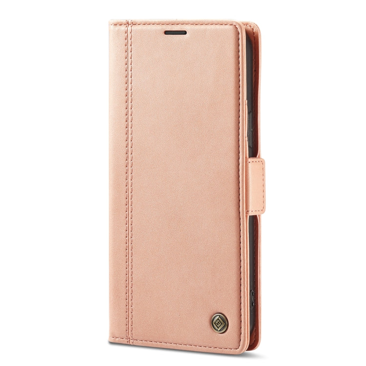 For iPhone 14 LC.IMEEKE Magnetic Buckle Leather Phone Case
