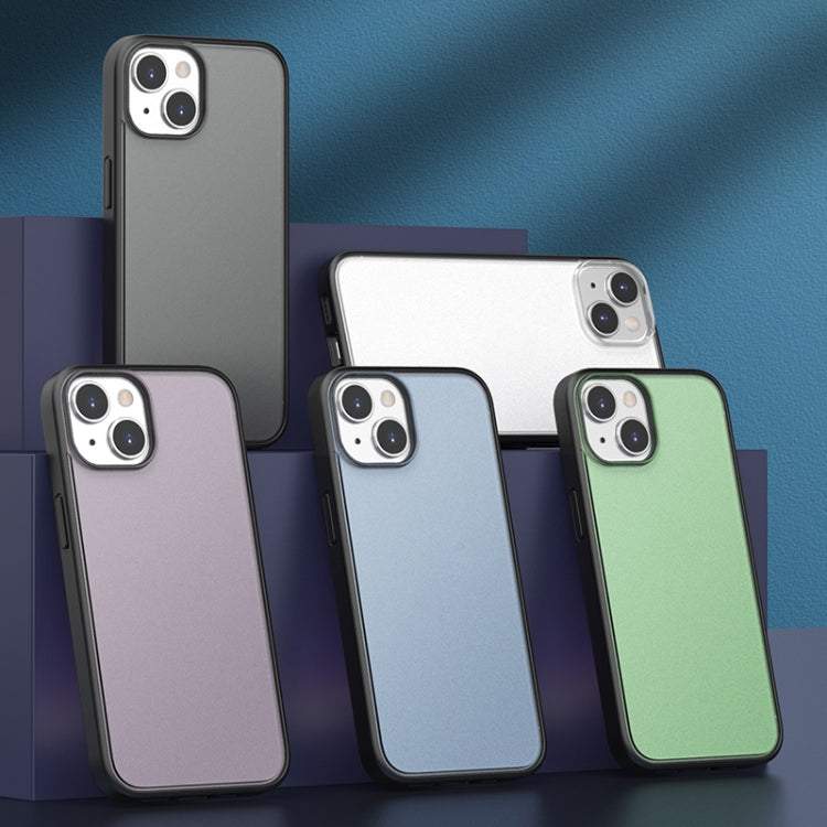 For iPhone 14 Semi Transparent Frosted Skin Feel Phone Case