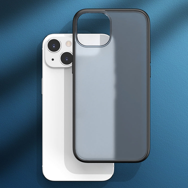 For iPhone 14 Semi Transparent Frosted Skin Feel Phone Case