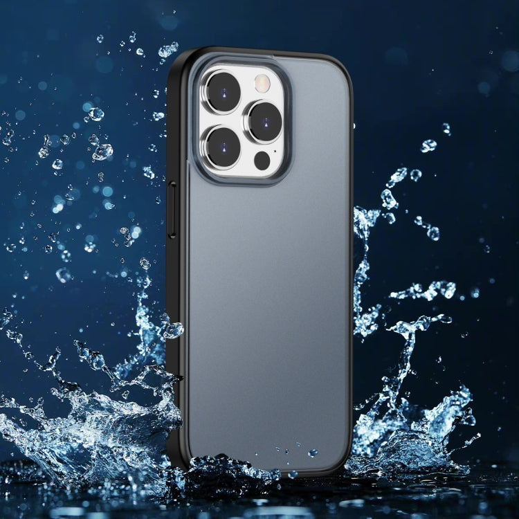 For iPhone 14 Pro Max Semi Transparent Frosted Skin Feel Phone Case