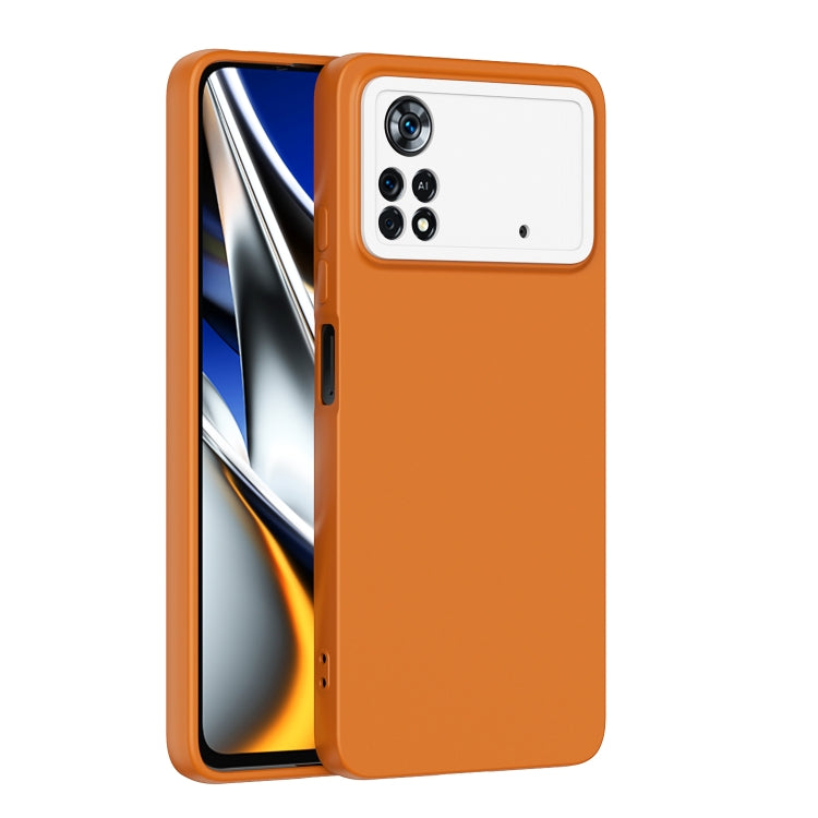 For Xiaomi Poco X4 Pro Lens Protection Skin Feel TPU Phone Case