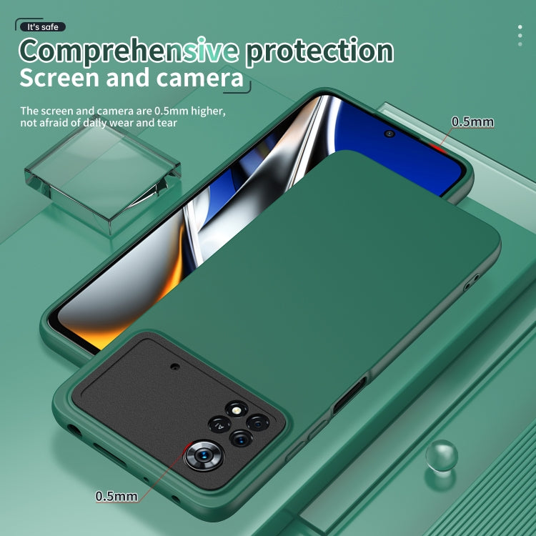 For Xiaomi Poco X4 Pro Lens Protection Skin Feel TPU Phone Case