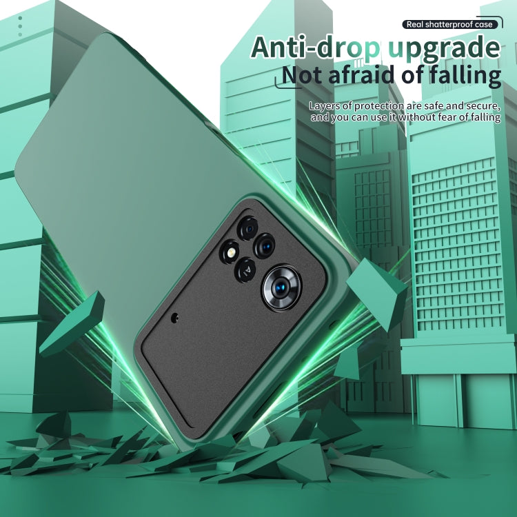 For Xiaomi Poco X4 Pro Lens Protection Skin Feel TPU Phone Case