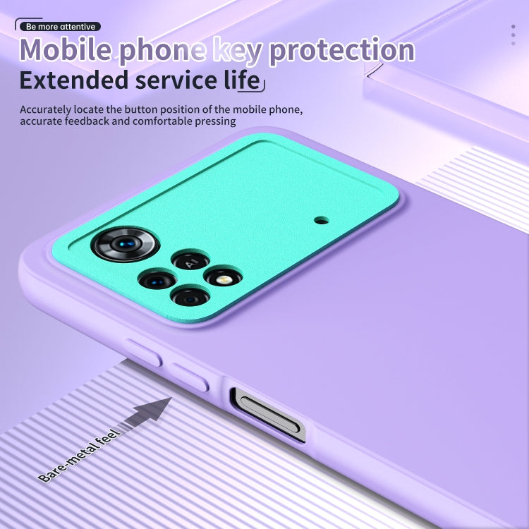 For Xiaomi Poco X4 Pro Lens Protection Skin Feel TPU Phone Case