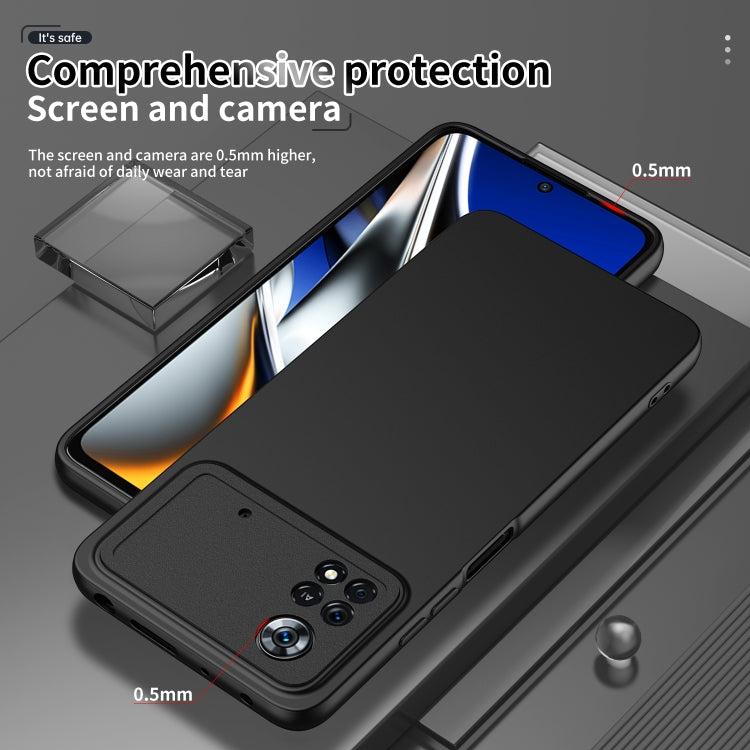 For Xiaomi Poco X4 Pro Lens Protection Skin Feel TPU Phone Case