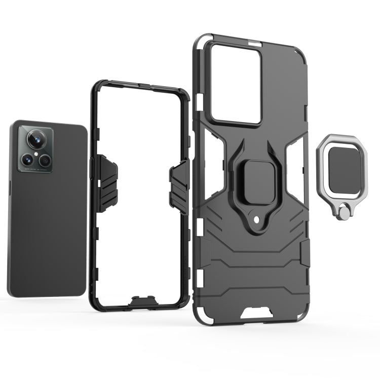 For Realme GT2 Explorer Master Shockproof PC + TPU Holder Phone Case