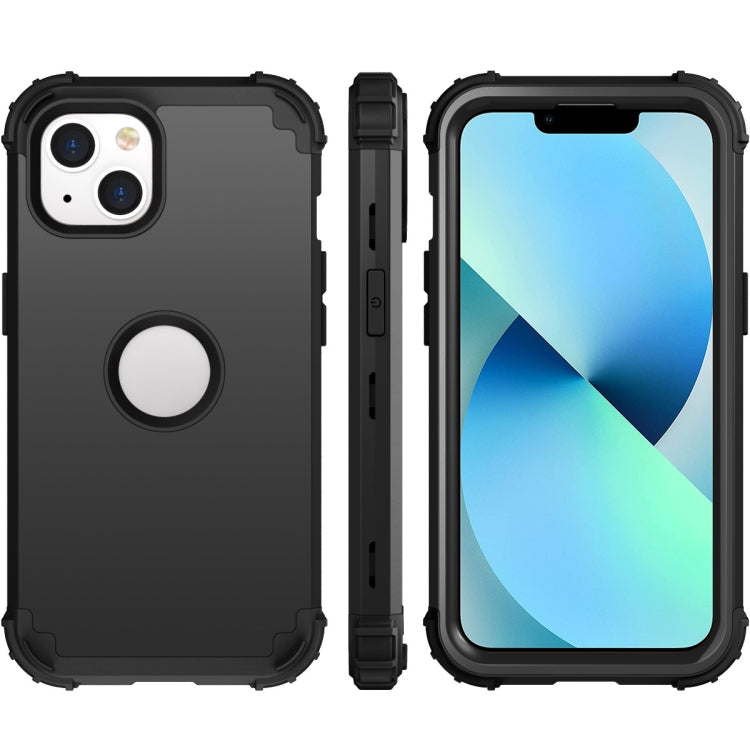 For iPhone 14 3 in 1 Shockproof Phone Case