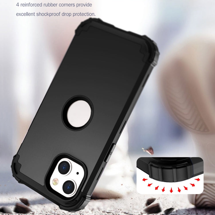 For iPhone 14 3 in 1 Shockproof Phone Case