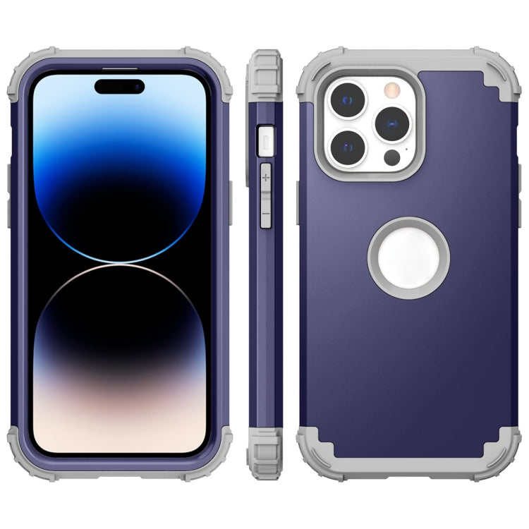 For iPhone 14 Pro 3 in 1 Shockproof Phone Case