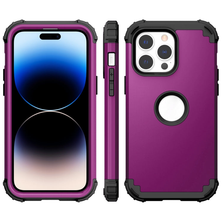 For iPhone 14 Pro 3 in 1 Shockproof Phone Case