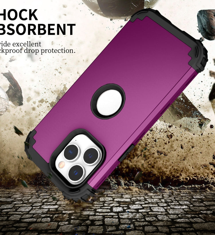 For iPhone 14 Pro 3 in 1 Shockproof Phone Case