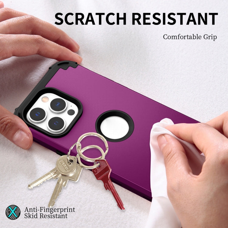For iPhone 14 Pro 3 in 1 Shockproof Phone Case
