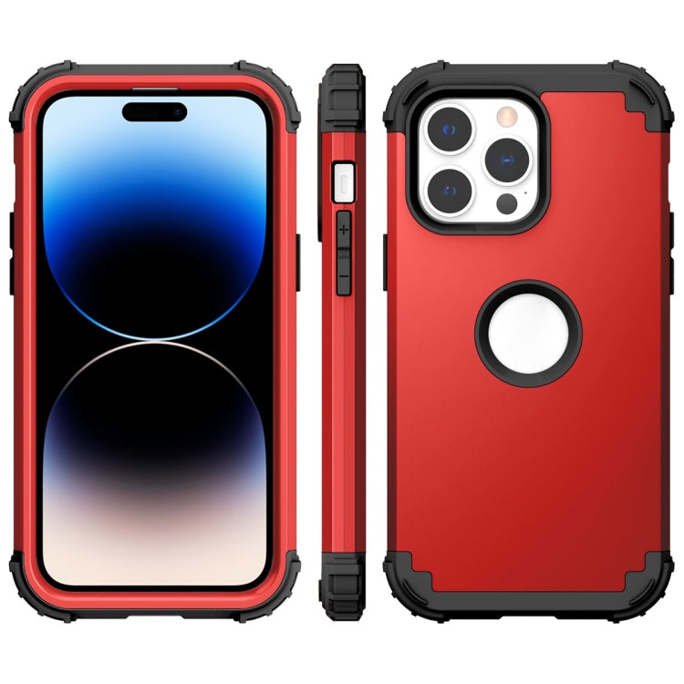 For iPhone 14 Pro 3 in 1 Shockproof Phone Case
