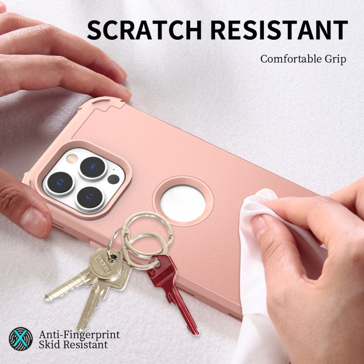 For iPhone 14 Pro 3 in 1 Shockproof Phone Case