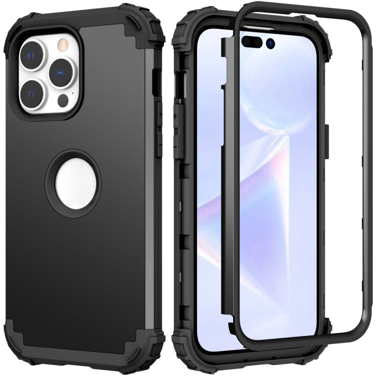 For iPhone 14 Pro Max 3 in 1 Shockproof Phone Case