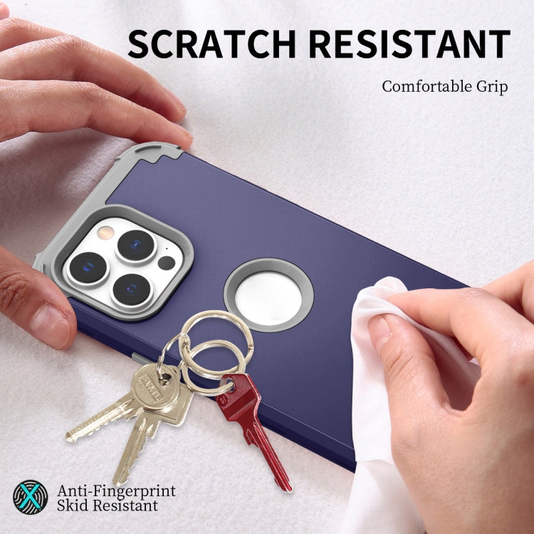 For iPhone 14 Pro Max 3 in 1 Shockproof Phone Case