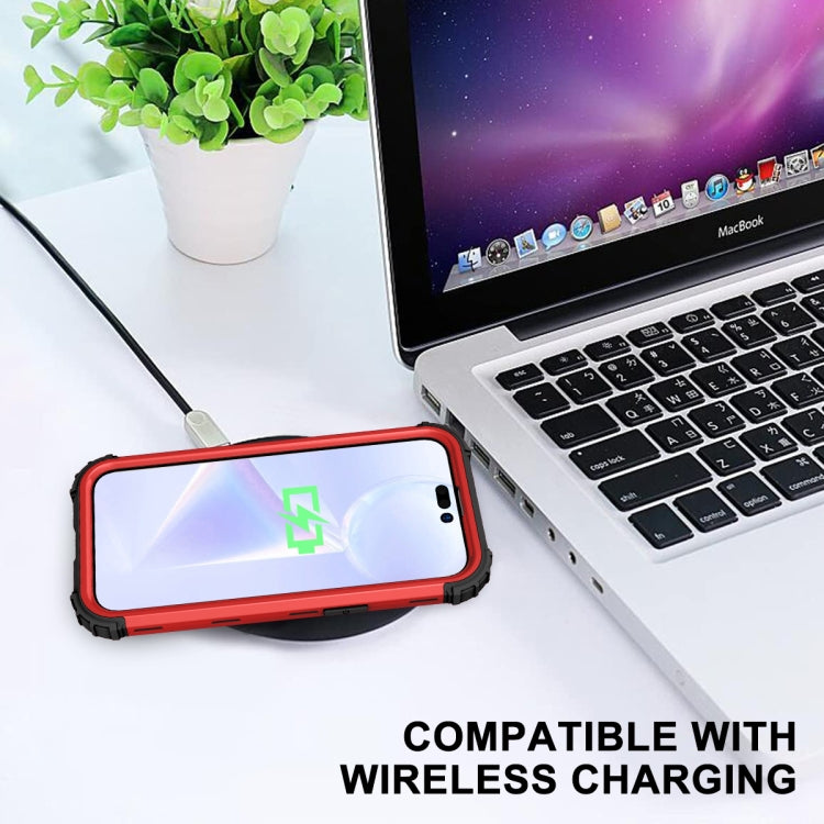 For iPhone 14 Pro Max 3 in 1 Shockproof Phone Case