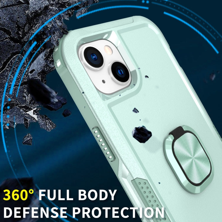 For iPhone 14 3 in 1 Ring Holder Phone Case