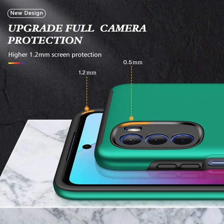 For Motorola Moto G Stylus 2022 PC + TPU Shockproof Magnetic Phone Case with Invisible Ring Holder