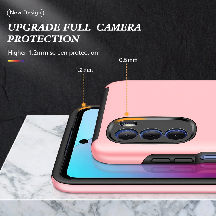 For Motorola Moto G Stylus 2022 PC + TPU Shockproof Magnetic Phone Case with Invisible Ring Holder