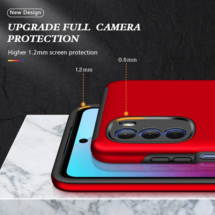 For Motorola Moto G Stylus 2022 PC + TPU Shockproof Magnetic Phone Case with Invisible Ring Holder