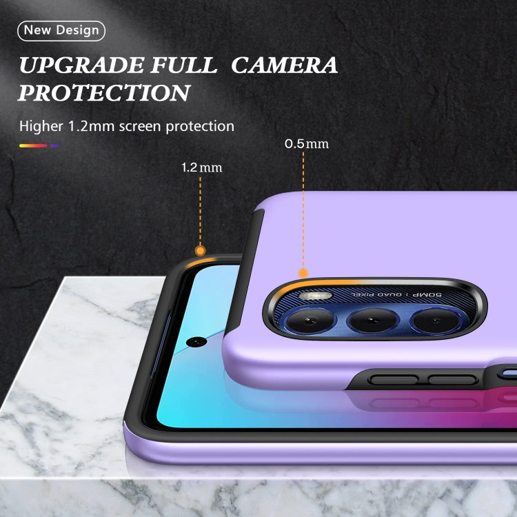 For Motorola Moto G Stylus 5G 2022 PC + TPU Shockproof Magnetic Phone Case with Invisible Ring Holder