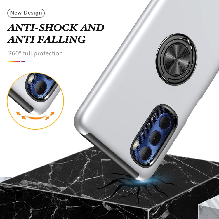 For Motorola Moto G Stylus 5G 2022 PC + TPU Shockproof Magnetic Phone Case with Invisible Ring Holder