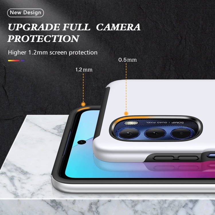 For Motorola Moto G Stylus 5G 2022 PC + TPU Shockproof Magnetic Phone Case with Invisible Ring Holder