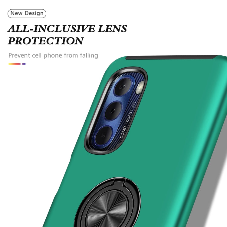 For Motorola Moto G Stylus 5G 2022 PC + TPU Shockproof Magnetic Phone Case with Invisible Ring Holder
