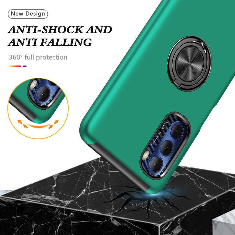 For Motorola Moto G Stylus 5G 2022 PC + TPU Shockproof Magnetic Phone Case with Invisible Ring Holder