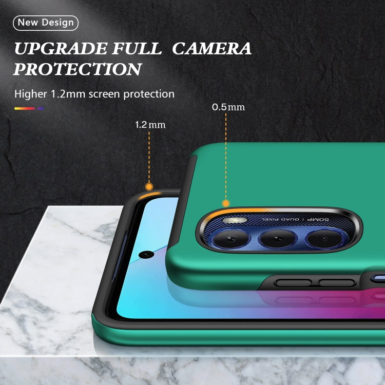 For Motorola Moto G Stylus 5G 2022 PC + TPU Shockproof Magnetic Phone Case with Invisible Ring Holder
