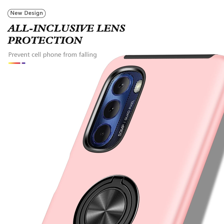 For Motorola Moto G Stylus 5G 2022 PC + TPU Shockproof Magnetic Phone Case with Invisible Ring Holder