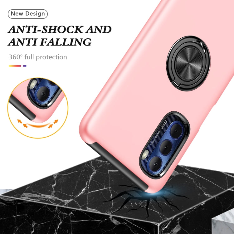 For Motorola Moto G Stylus 5G 2022 PC + TPU Shockproof Magnetic Phone Case with Invisible Ring Holder