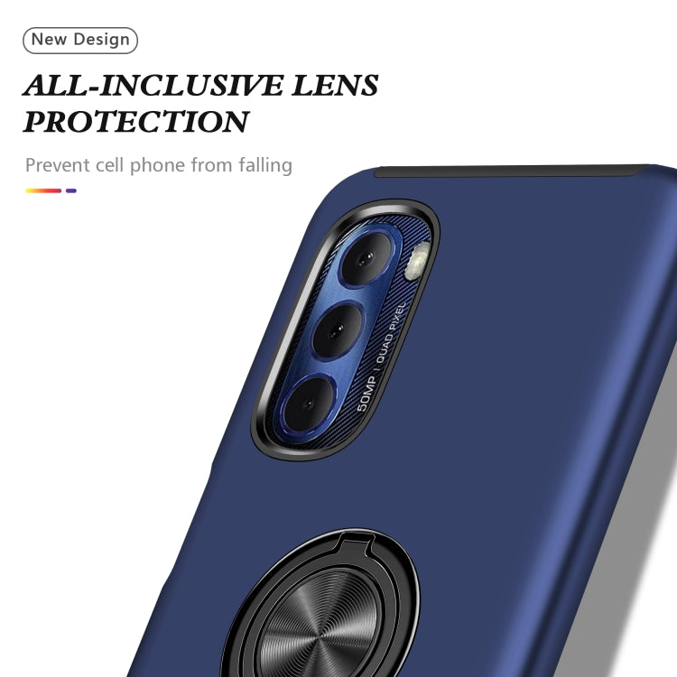 For Motorola Moto G Stylus 5G 2022 PC + TPU Shockproof Magnetic Phone Case with Invisible Ring Holder