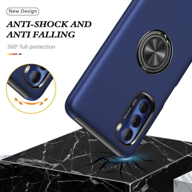 For Motorola Moto G Stylus 5G 2022 PC + TPU Shockproof Magnetic Phone Case with Invisible Ring Holder