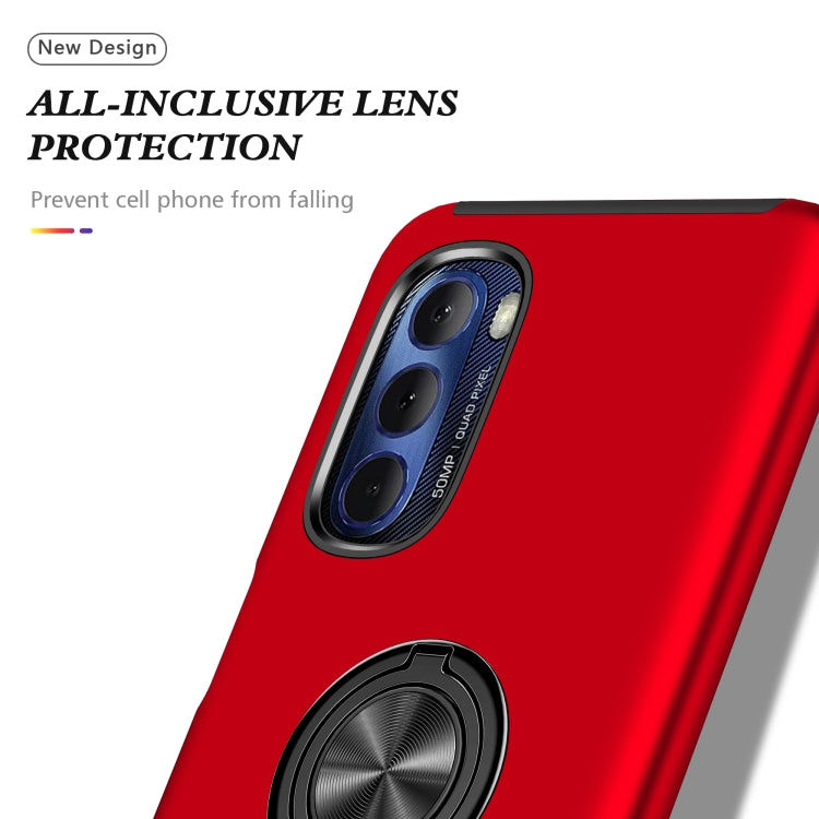 For Motorola Moto G Stylus 5G 2022 PC + TPU Shockproof Magnetic Phone Case with Invisible Ring Holder