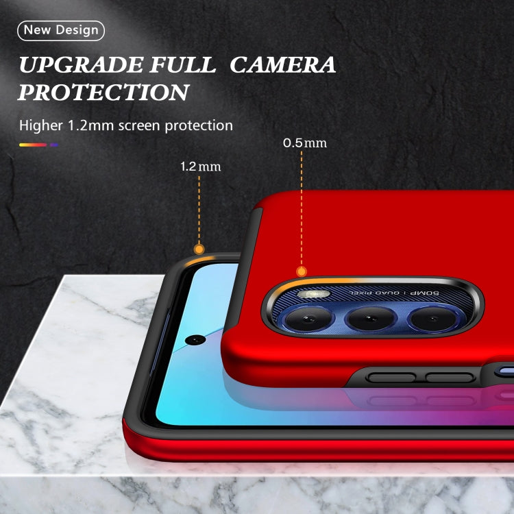 For Motorola Moto G Stylus 5G 2022 PC + TPU Shockproof Magnetic Phone Case with Invisible Ring Holder