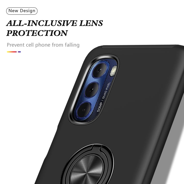 For Motorola Moto G Stylus 5G 2022 PC + TPU Shockproof Magnetic Phone Case with Invisible Ring Holder