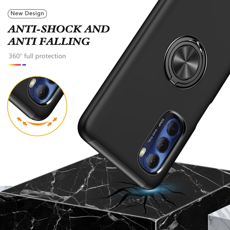 For Motorola Moto G Stylus 5G 2022 PC + TPU Shockproof Magnetic Phone Case with Invisible Ring Holder